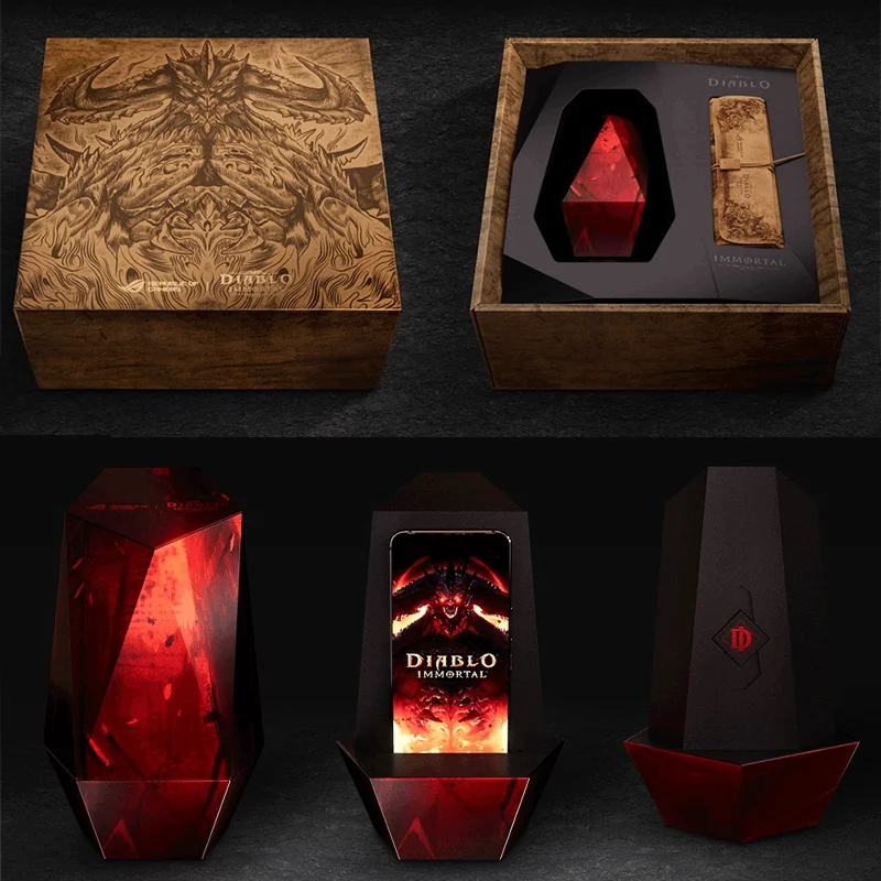 New arrived ASUS ROG Phone 6 Diablo Immortal Limited Edition Gaming phone Snapdragon 8+ Gen 1 165Hz AMOLED Screen 5G Mobilephone