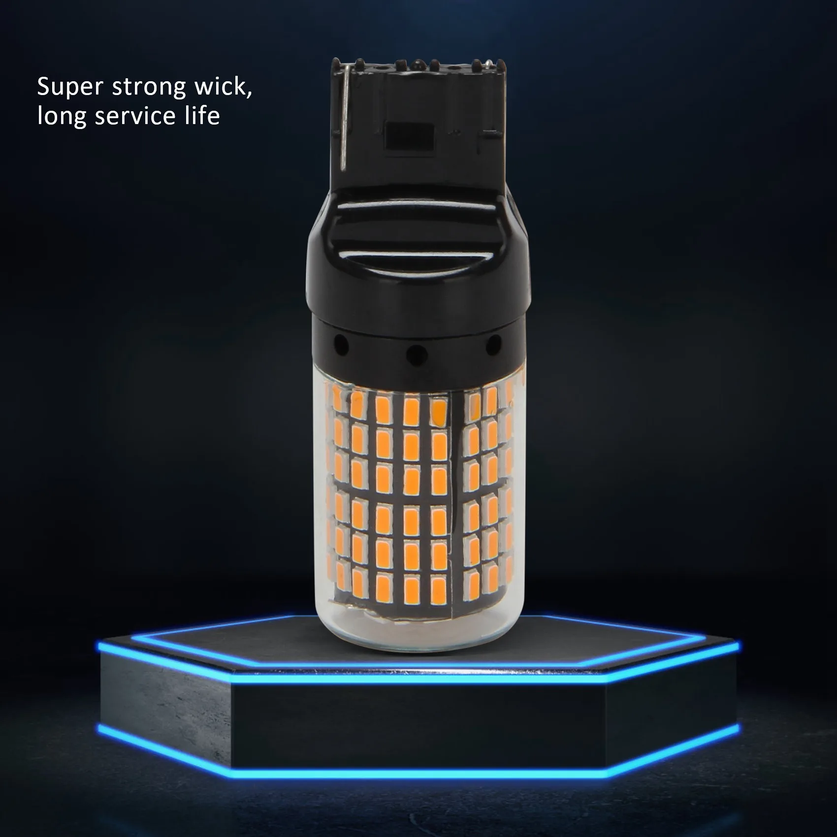 Супер-яркие светодиодные лампы Canbus T20 7440 W21W Wy21W 144-Smd задние фонари сигнал поворота