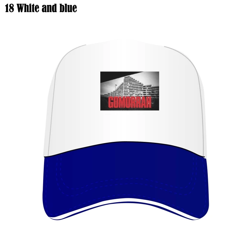 

Gomorrah здание & логотип коробка Искусство мужские белые Билл шляпы мужские пользовательские шляпы