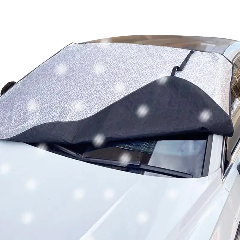 

Универсальный автомобильный Снежный щит, солнцезащитный козырек для переднего лобового стекла, автомобильный чехол, защита от мороза, пыли, водонепроницаемая защита, наружная защита