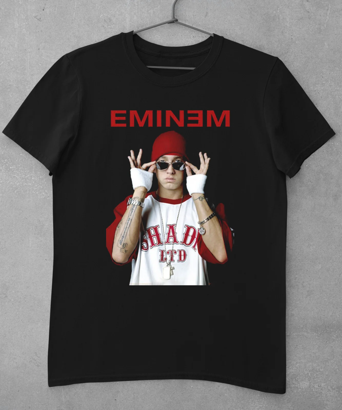 

Eminem Tee Shirt So Funnyy Black Short Sleeve All Size S-3XL For Fans DD009