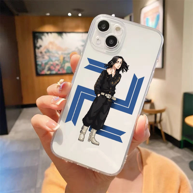 Tokyo Revengers Avengers Anime Luxury Soft Phone Case For iPhone 14 13 12 11 Pro Max XS X XR SE3 7 8 Plus Shockproof Cover Funda