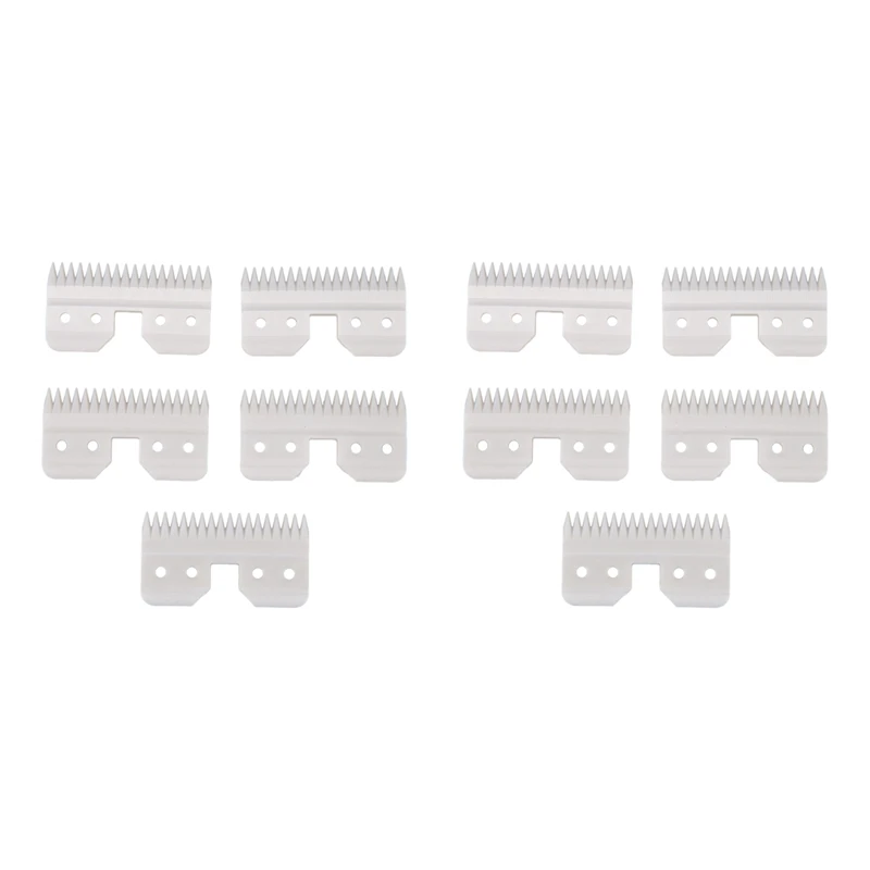 

10 шт./партия, керамические клипсы для домашних животных, 18 зубьев