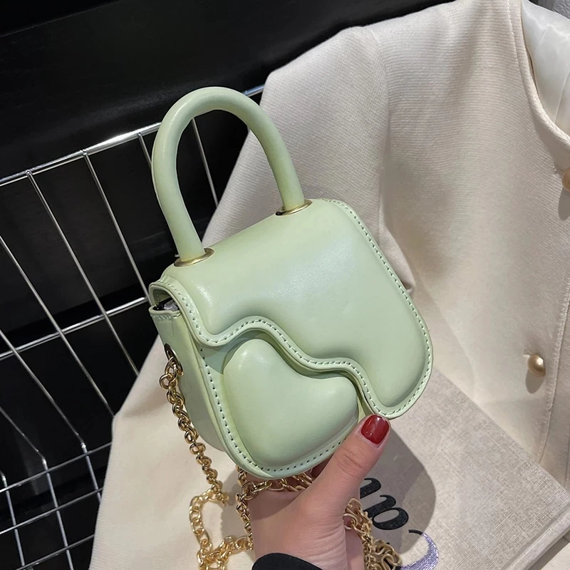 

Mini Cute Totes Flap Crossbody Messenger Sling Bags for Women 2022 Summer Lady Chain Brand Shoulder Side Bag Handbag Designer
