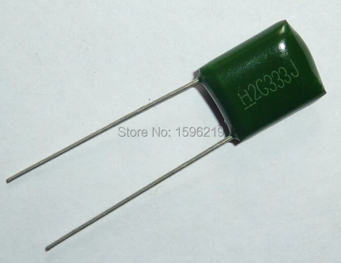 100pcs Mylar Film Capacitor 400V 2G333J 0.033uF 33nF 2G333 5% Polyester capacitor | Capacitors