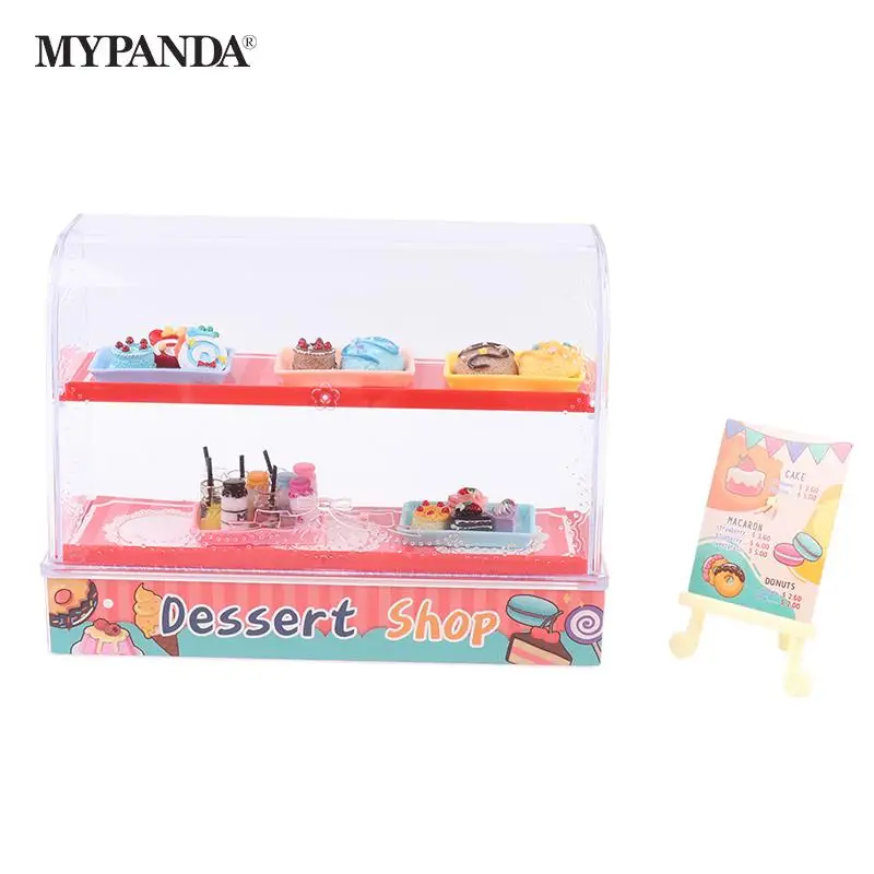 

1/6 Scale Dollhouse Miniature Cake Bread DIY Dessert Mini Food for Barbies BJD Doll House Kitchen Furniture Accessories