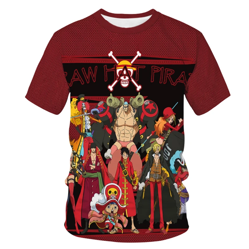 

Summer Crew Neck T Shirts Boys Girls Kids Summer Short Sleeve Fashion Womens Cartoon Anime Mens T Shirts 6XL