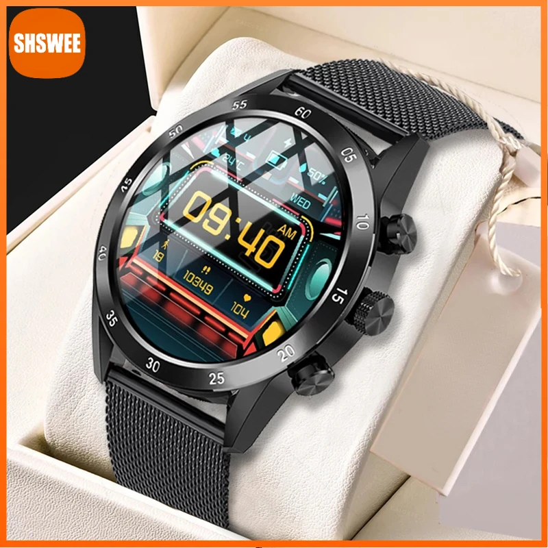 

Bluetooth Call Smart Watch HD Custom Dial Waterproof Clock Weather Display Smartwatch Sport Fitness Tracker For Huawei Xiaomi
