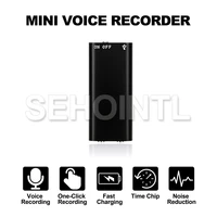 sehointl mini voice recorder digital voice activated recorder usb audio recording device portable mp3 player lectures meetings