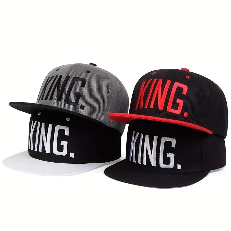 

KING Letter embroidery Snapback hat street men women lovers baseball cap hiphop sports caps adjustable hats