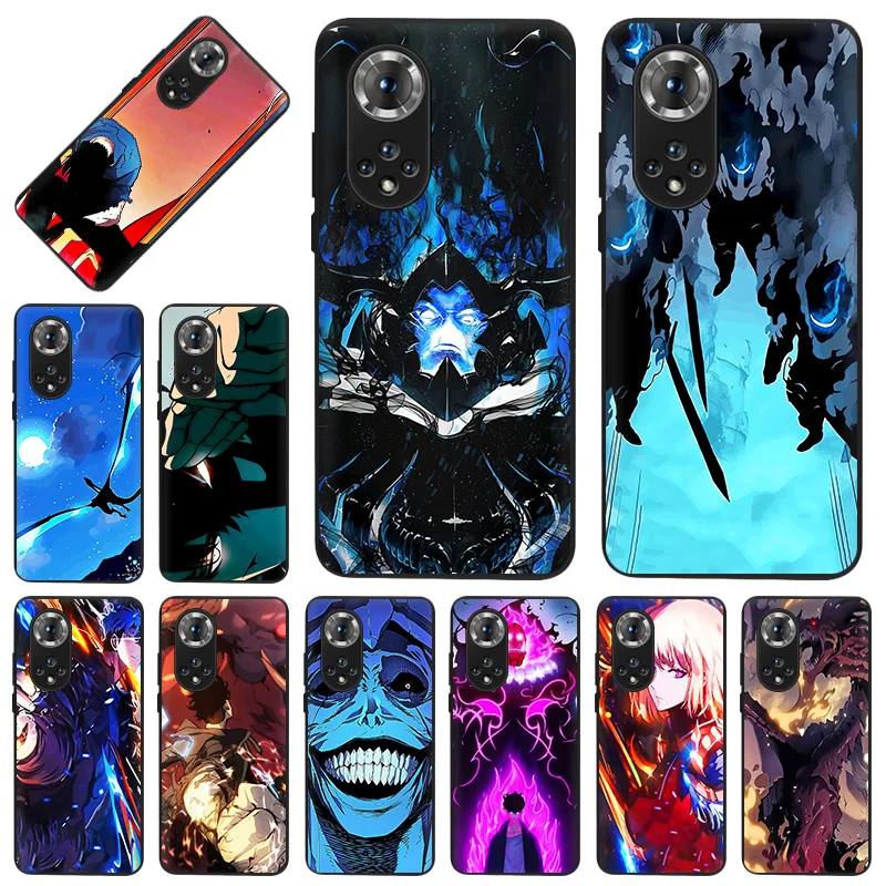 

Luxury Cartoon Solo Levelling Soft Matte Phone Case For Honor 50 60se 30 20 9x Lite 9a 9c 9s 20e 20s 30i x8 8s Magic 4 Pro Cover