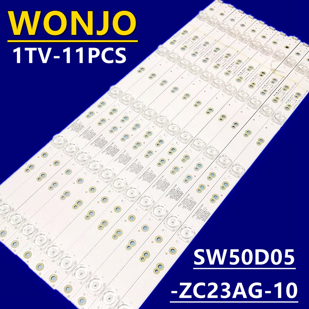 

Светодиодная лента для подсветки 5 ламп для Skyworth 50 ''TV 50H7 SW50D05-ZC23AG-10 303SW500036 7765-650000-D160