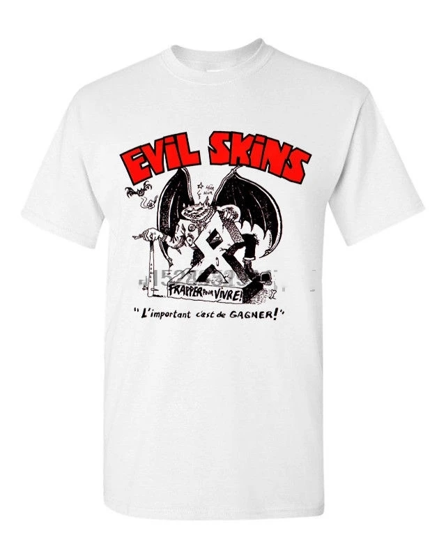 

Evil Skins T Shirt Rock O Rama Records Rebelles Europeens