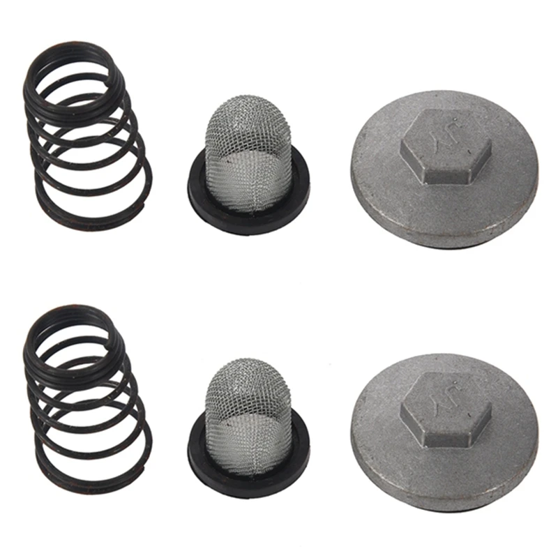

2Set Oil Drain Screw Spring Grid GY6 125 150 Engine Oil Drain Screw Kit