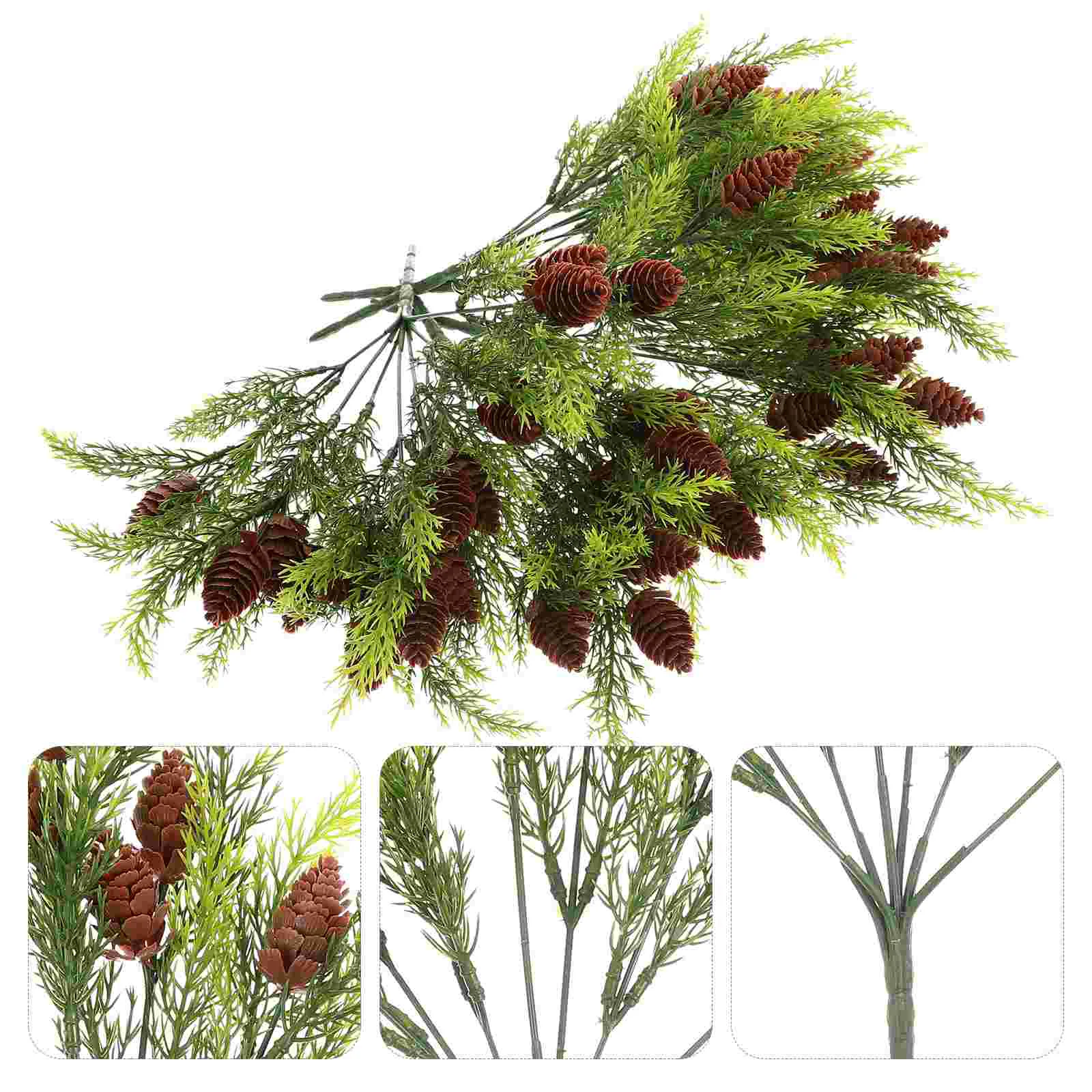 5 шт. имитация растений листьев украшения товары для дома декоративные ветки