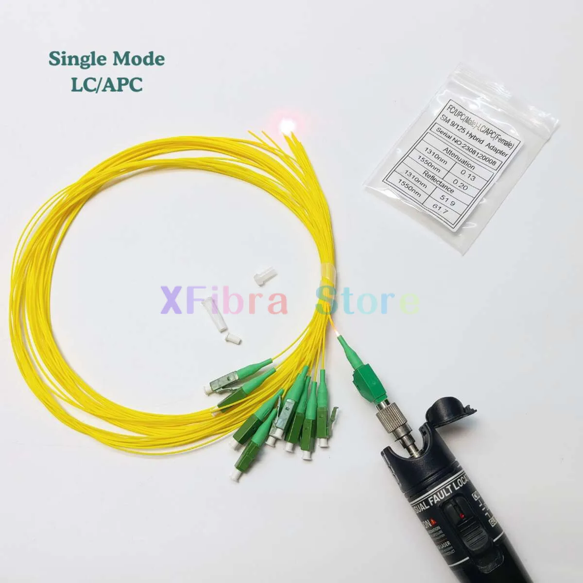 1 5 м 50 шт./лот симплексная LC/UPC 9/125 одномодовая оптоволоконная косичка внешняя