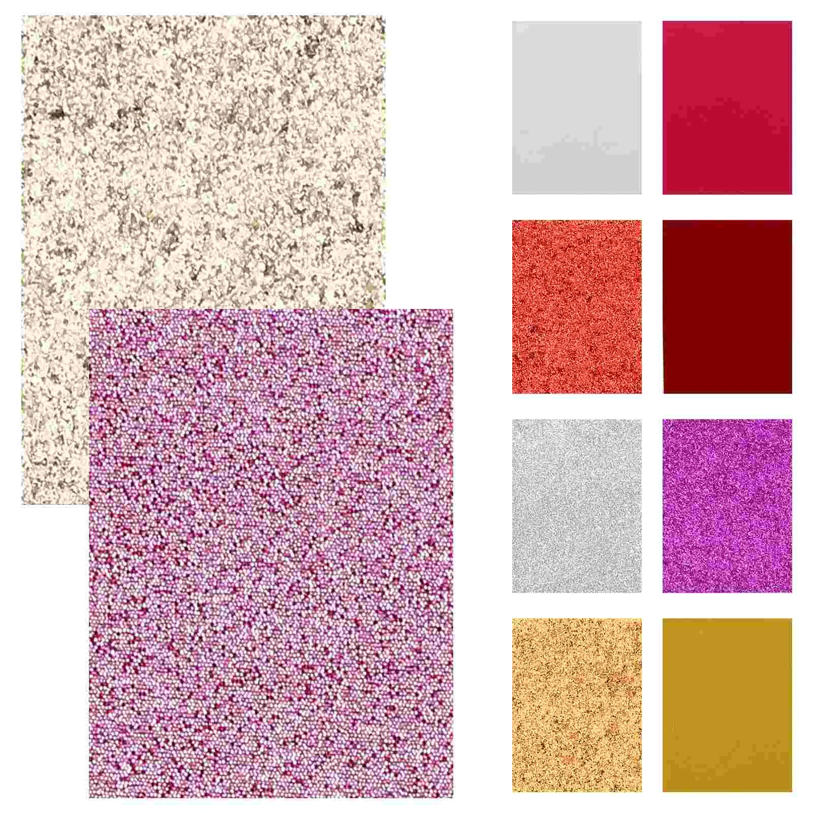 

Fabric Glitter Sheet Squares Sheets Faux Craft Synthetic Earring Pu Felt Sequins Quilting Sewing Bundle Making Jewelry Diy
