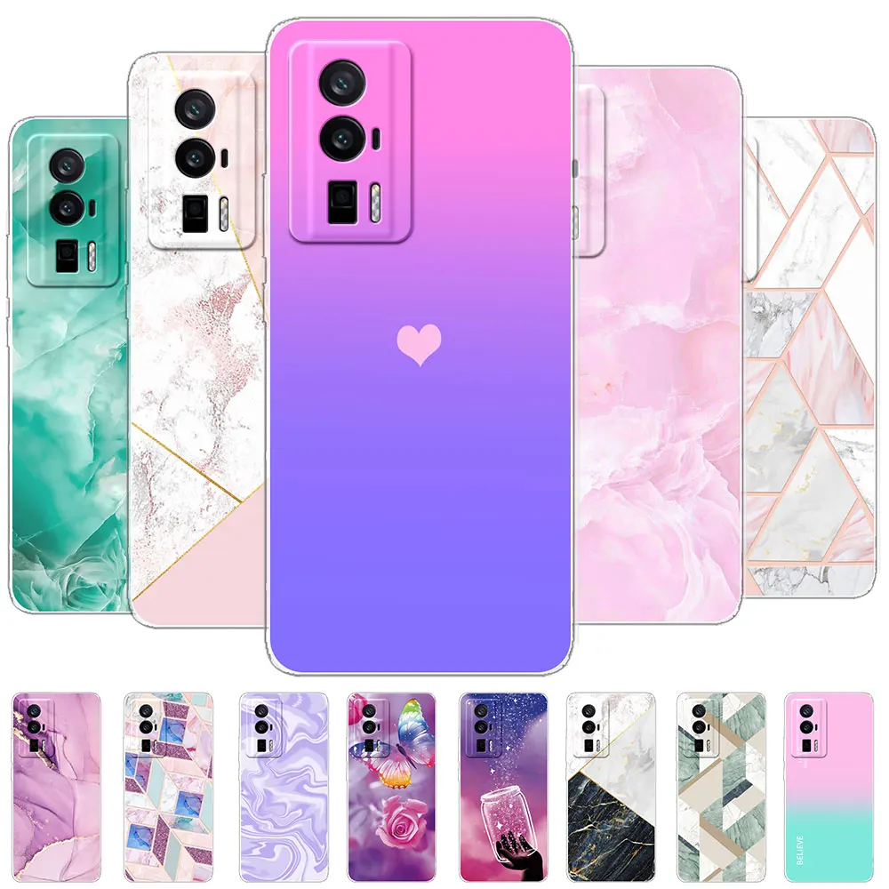 Чехол для Redmi K60 Pro Чехол прозрачный мягкий силиконовый чехол Love Heart Fundas для Redmi K60 чехол для RedmiK60 K60Pro бампер Coque