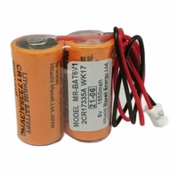1pce mr bat6v1 6v mitsubishi m80 j4 servo batteries 2cr17335a wk17 system battery