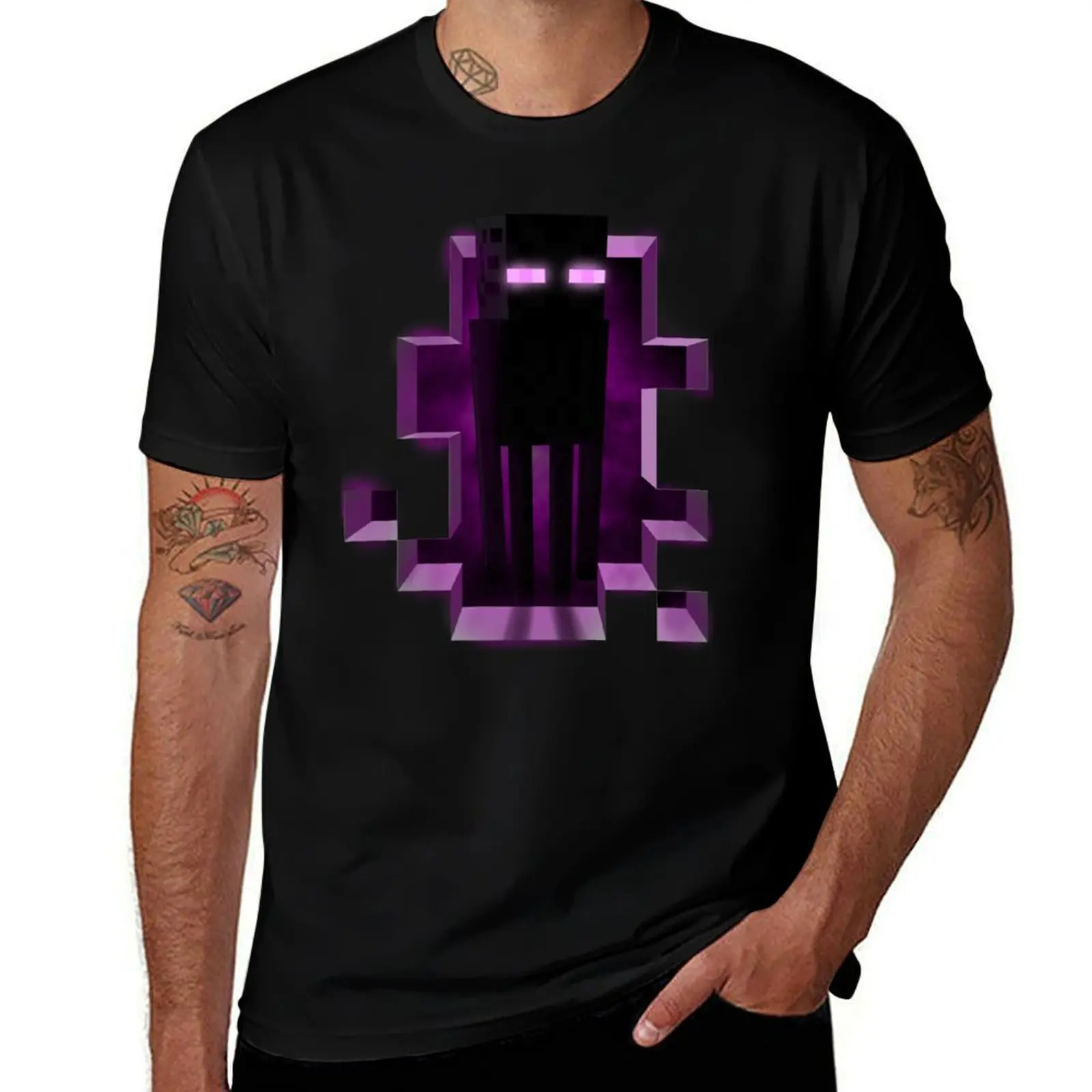 Футболка Enderman Minecrafter Enderdragon футболка с рисунком винтажные рубашки футболки