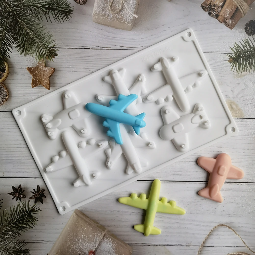 

Airplane Silicone Sugarcraft Mold Resin Tools Cupcake Baking Mould Fondant Cake Decorating Tools