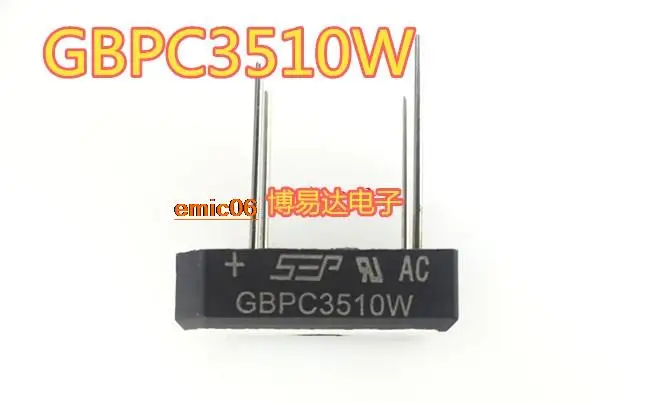 5 шт., Оригинальные запасные части GBPC3510W KBPC3510W 35A 1000V