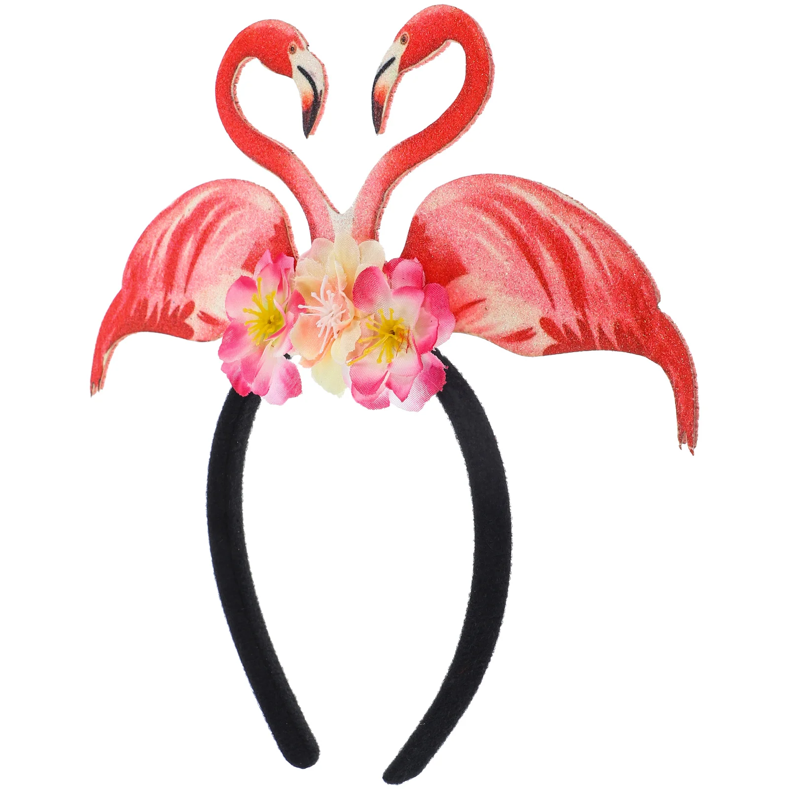 

Flamingo Headband Headdress Carnival Hair Accessory Headbands Summer Party Hawaiian Accessories Women Beach Creative 90s