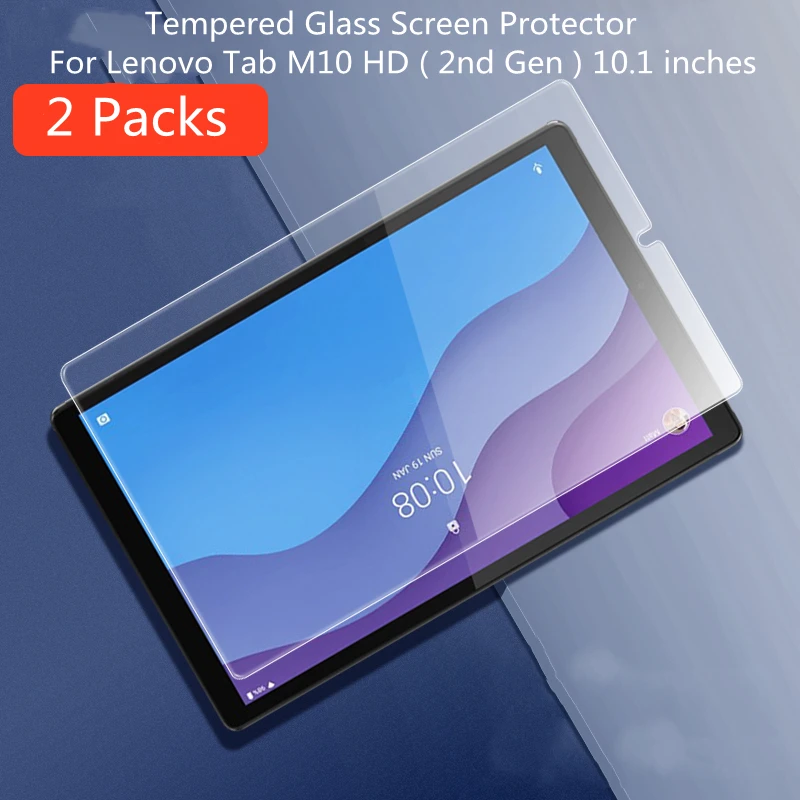 

[В 2 упаковках] закаленное стекло для Lenovo Tab M10 FHD Plus, защитная пленка против царапин HD для Lenovo Tab M10 HD Gen 2 (10,1 дюйма)