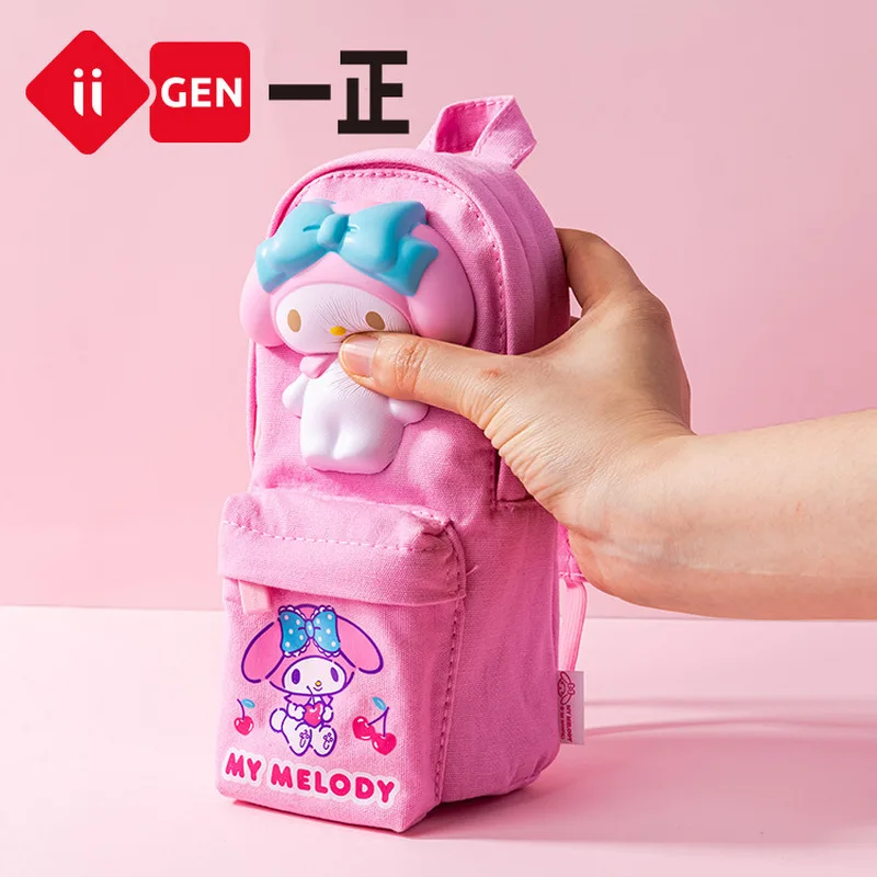 

Новинка 2023, милый мультяшный 3d-карандаш Sanrio серии Hello Kitty, вместительный карандаш для хранения, строительные принадлежности для студентов, канцелярские принадлежности