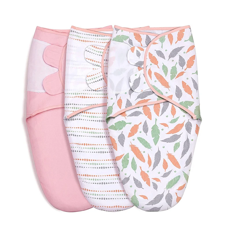 

Детский противоударный спальный мешок, 100% хлопок, двустороннее одеяло для новорожденных, Пеленальное Одеяло для мальчиков и девочек 0-3 месяцев