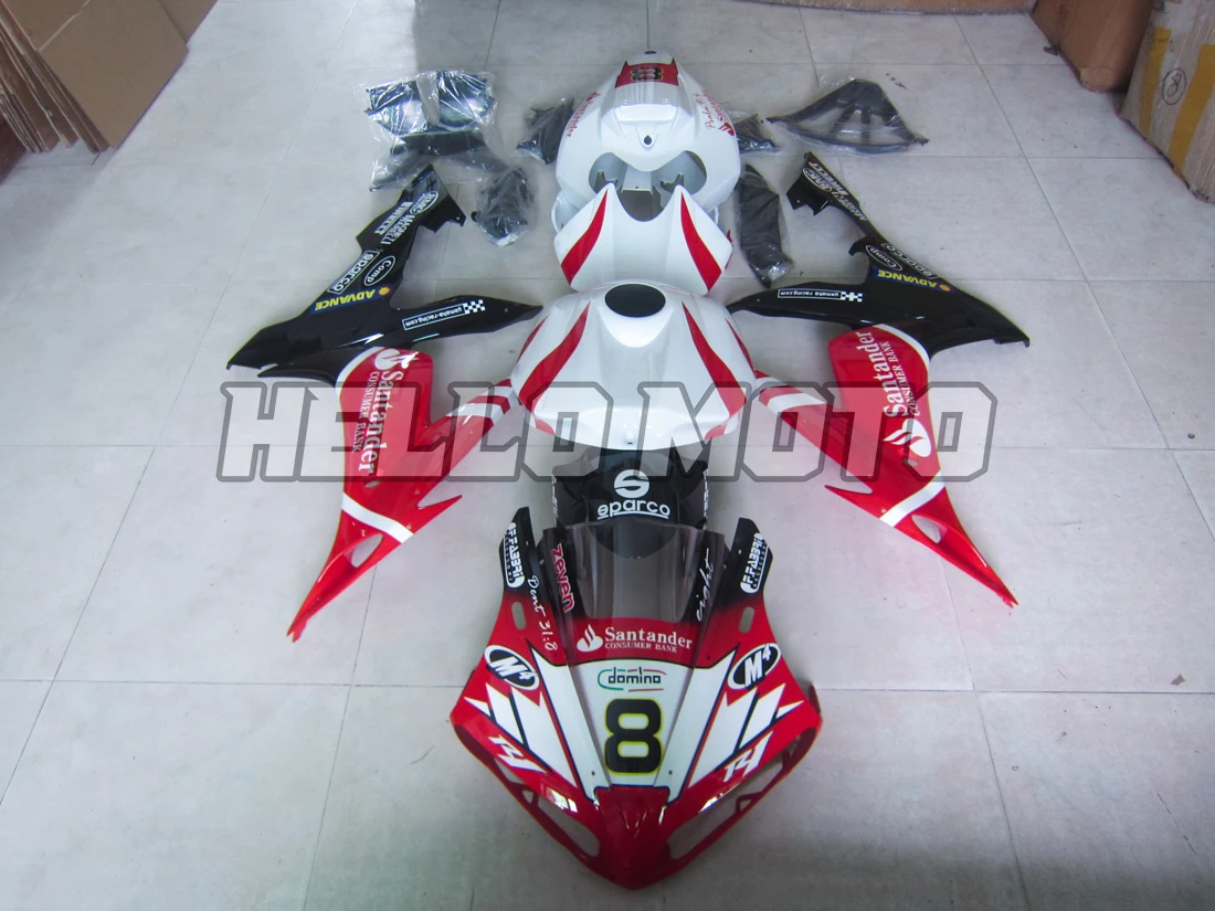 

Suitable for YZF-R1 YZF R1 2004 2005 2006 Motorcycle Shell Fairing Spoiler Bodywork Set ABS Injection Molding RN12