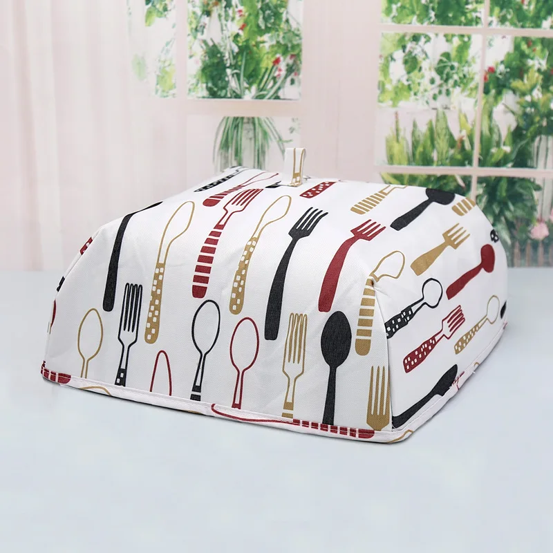 

Foldable Portable Food Cover Aluminum Foil Heat Preservation Umbrella Style Table for Kitchen Food Cover Anti-insect Dust-proof