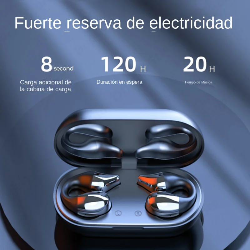 

TWS Bluetooth 5.2 Earphones WIth Mic Wireless Headphones HiFi Stereo Ear Hook Earbuds Noise Reduction Sports Waterproof Headsets