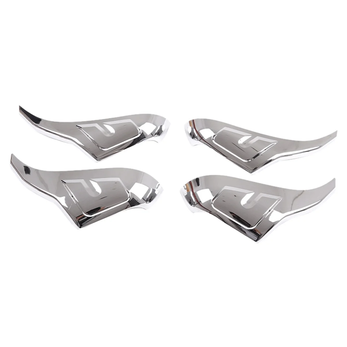 4 шт. серебряный задний фонарь декоративная крышка защитный чехол для Toyota FJ Cruiser
