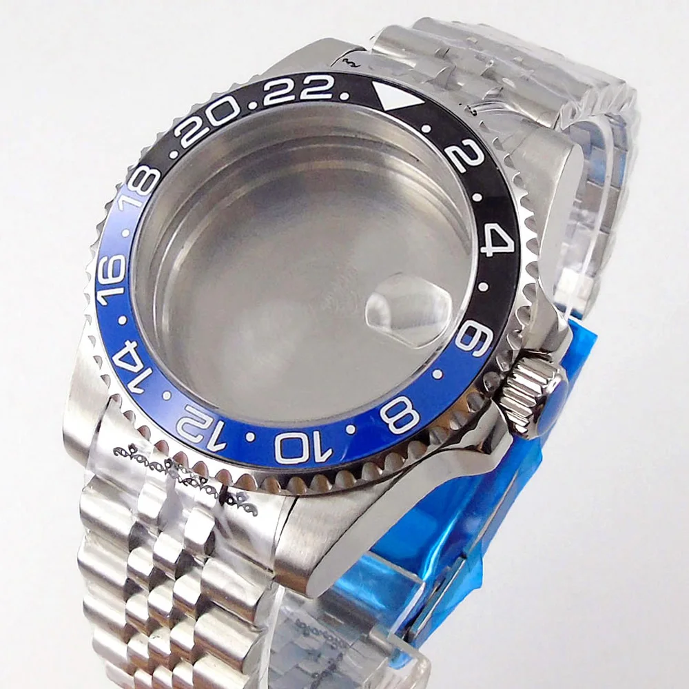 Браслет для дайвинга NH34 NH35 NH36 браслет из нержавеющей стали с цветной оправой 40 мм