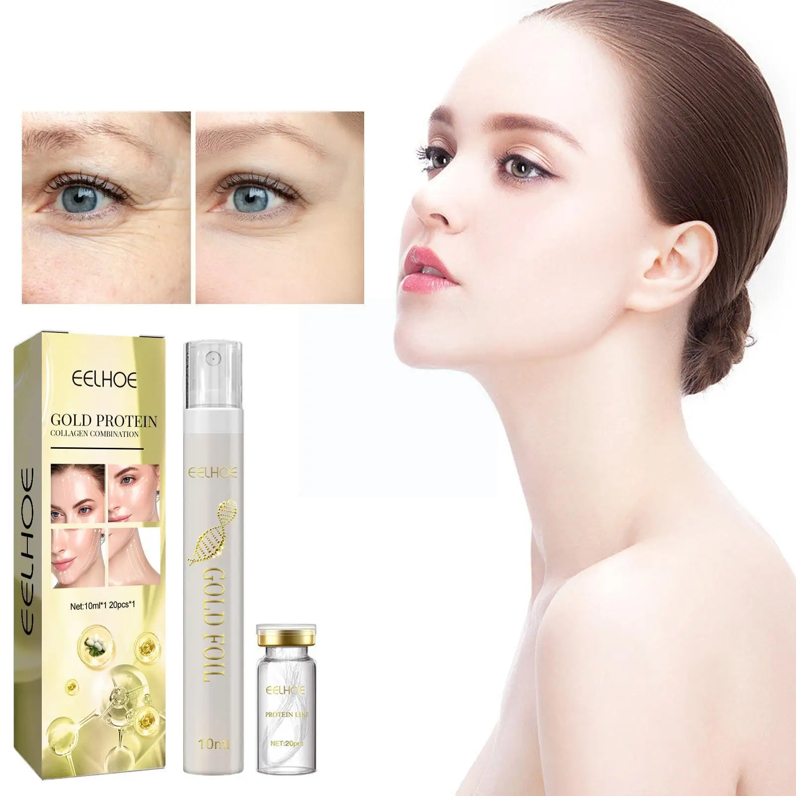 

Face Filler Absorbable Collagen Protein Thread Instalift Lifting Firming Set Thread Korean Anti-aging Essence Protein Facia J2f0