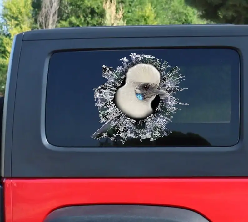 

Silkie window decal, chicken car decal, Silkie chicken sticker