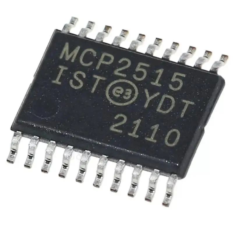 

2-10Pcs 100% New MCP2515-I/ST MCP2515-I MCP2515 TSSOP-20 TSSOP20 High-speed CAN transceiver Brand new original chips ic