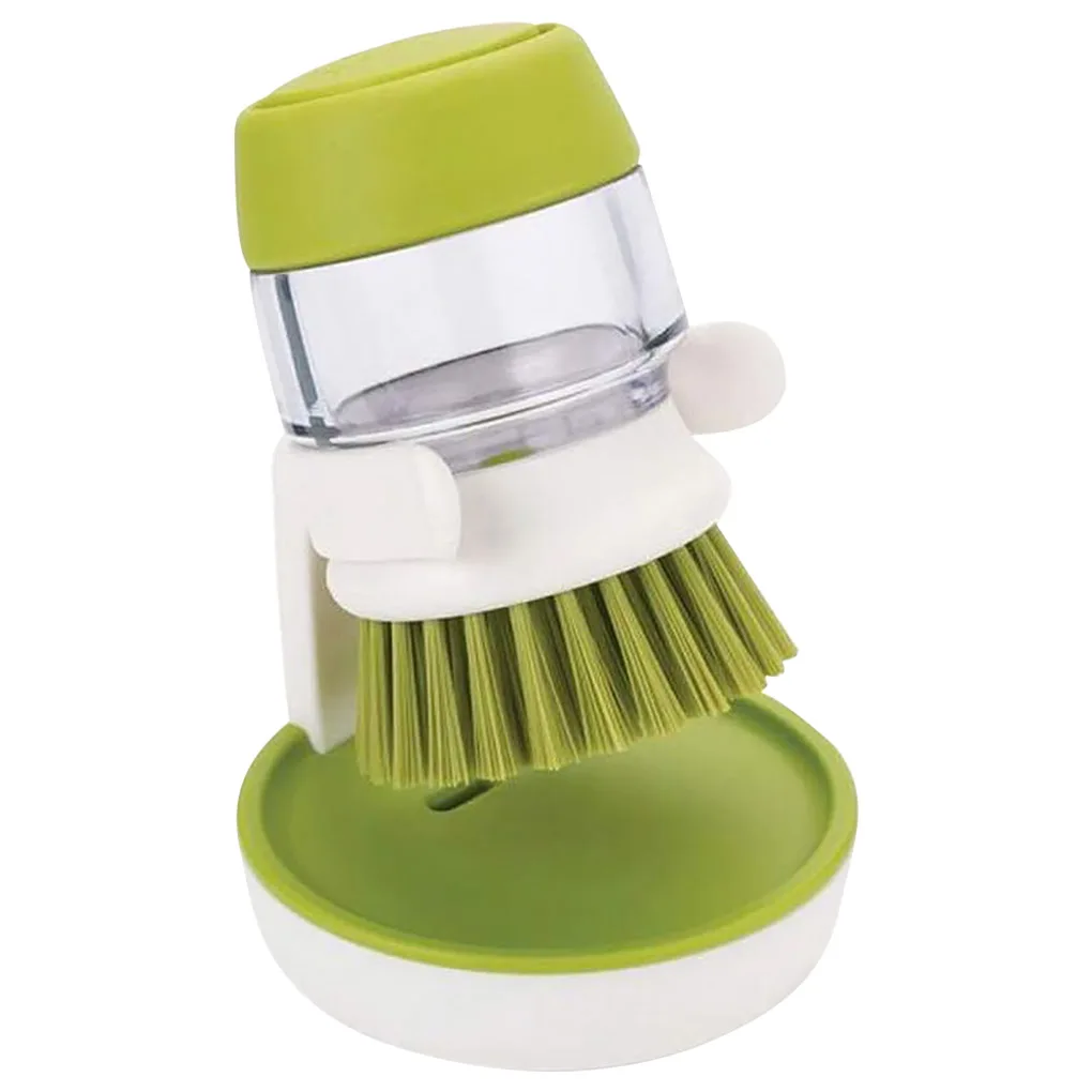

Foam Dispenser Pot Brush Kitchen Sink Pan Dish Washing Cleaning Tool Foam Dispenser Pan Brush Cleaning Supplies