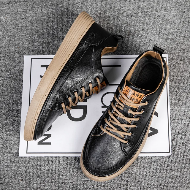 Handmade Leather Casual Shoes for Men Shoes Design Sneakers Man Comfortable Leather Shoes Men Loafers Hot Sale Moccasins Driving 3