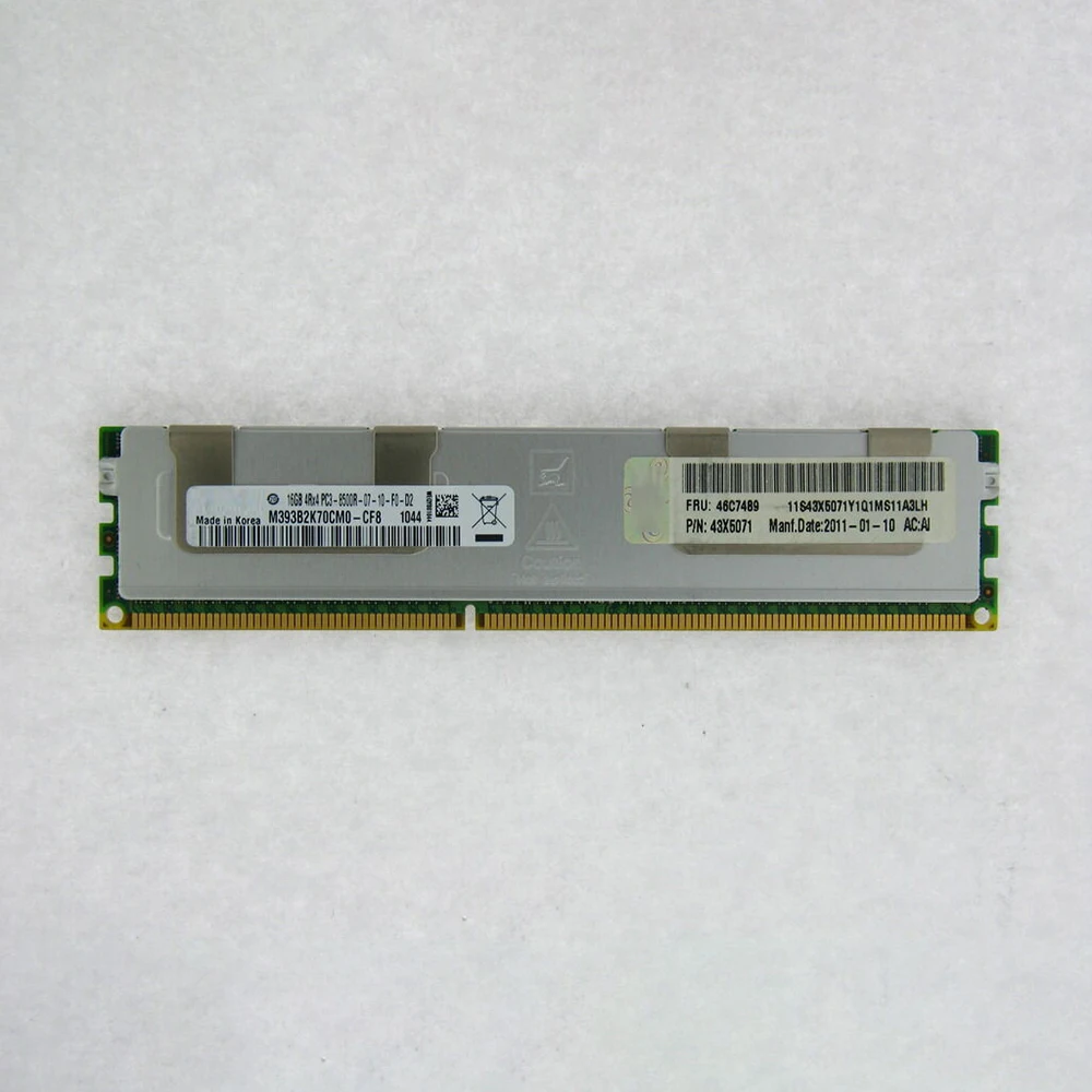 Серверная память для IBM RAM X3850 X3690 X5 46C7483 46C7489 43X5071 16 ГБ DDR3 1066 1 шт.