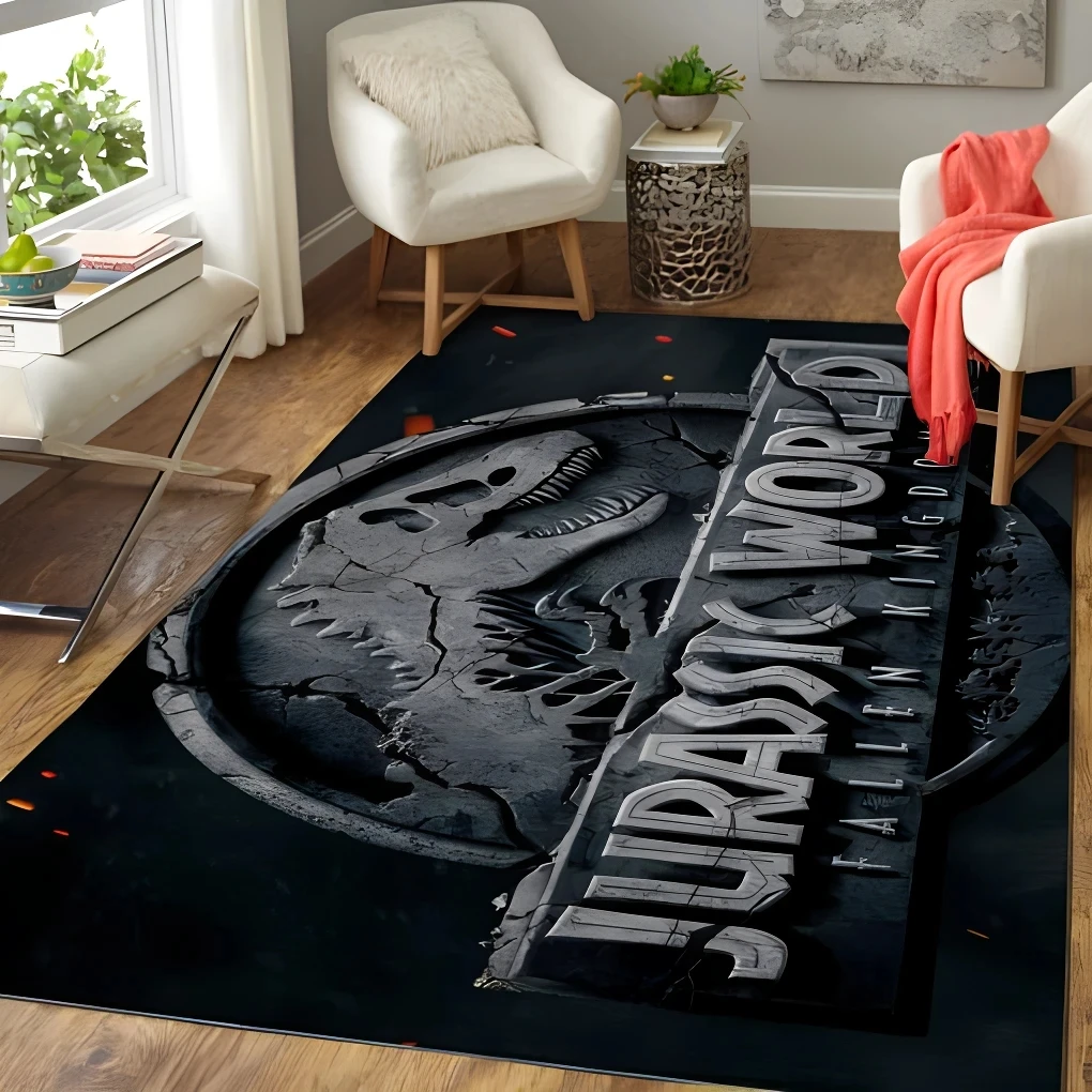 

Jurassic Park Carpet for Living Room Home Decoration Sofa Table Large Area Rugs Children's Bedroom Non-slip Floor Mat Alfombra