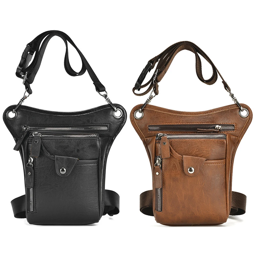 

Портативная поясная сумка из искусственной кожи для мужчин и женщин, сумочка на бедро с пряжкой для мотоциклистов, велосипедов, походных прогулок, кемпинга