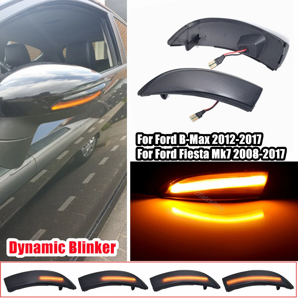 1 пара Задний сигнал поворота для автомобиля Ford Fiesta MK6 VI/UK MK7 2008-2017 B-Max