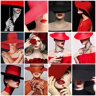 Алмазная живопись EverShine сделай сам для девушки, вышивка крестиком, в виде шляпы, картины, стразы, хобби ручной работы, подарок, настенное украшение