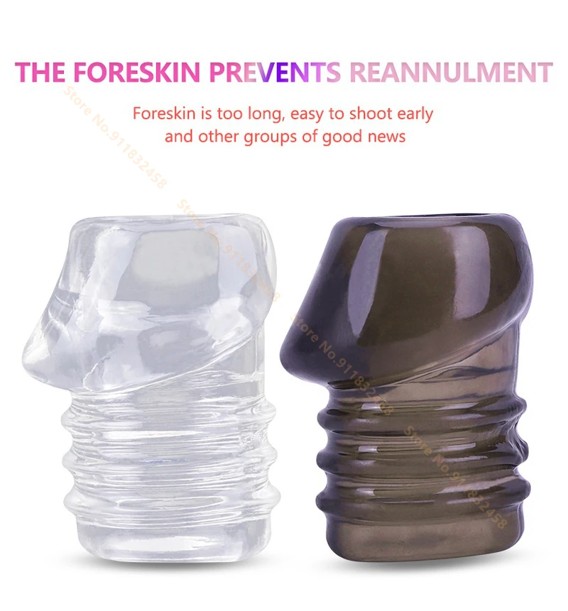 Кольцо на пенис для коррекции Foreskin с задержкой эрекции и увеличением втулки