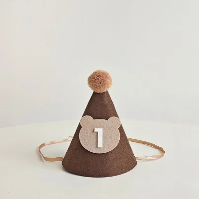 

Детские шапки-короны медведи коричневые Gracbgreens