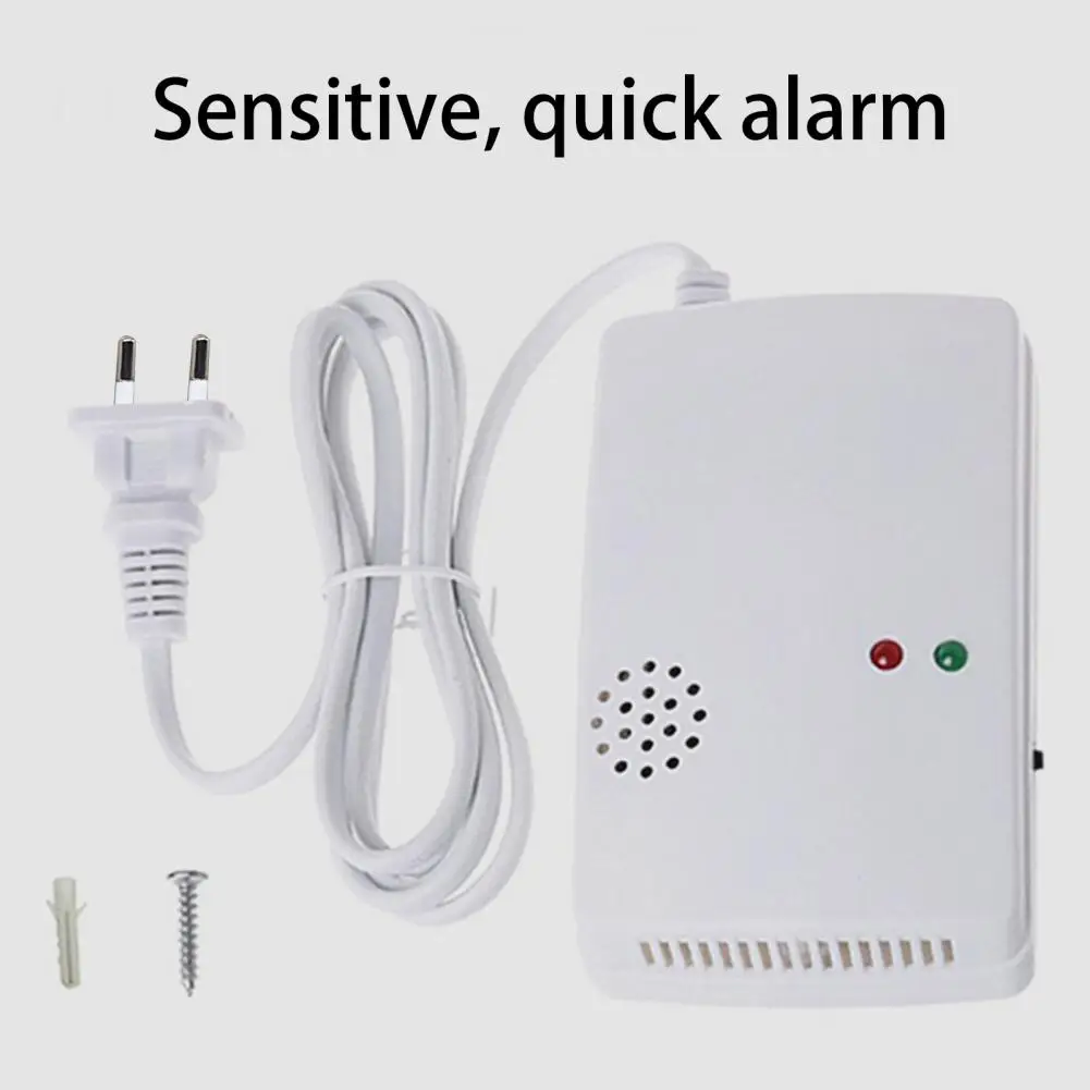 

Natural Gas Analyzer Precise High-pitched Alarm Lightweight Gas Leak Detector Analyzer for Home