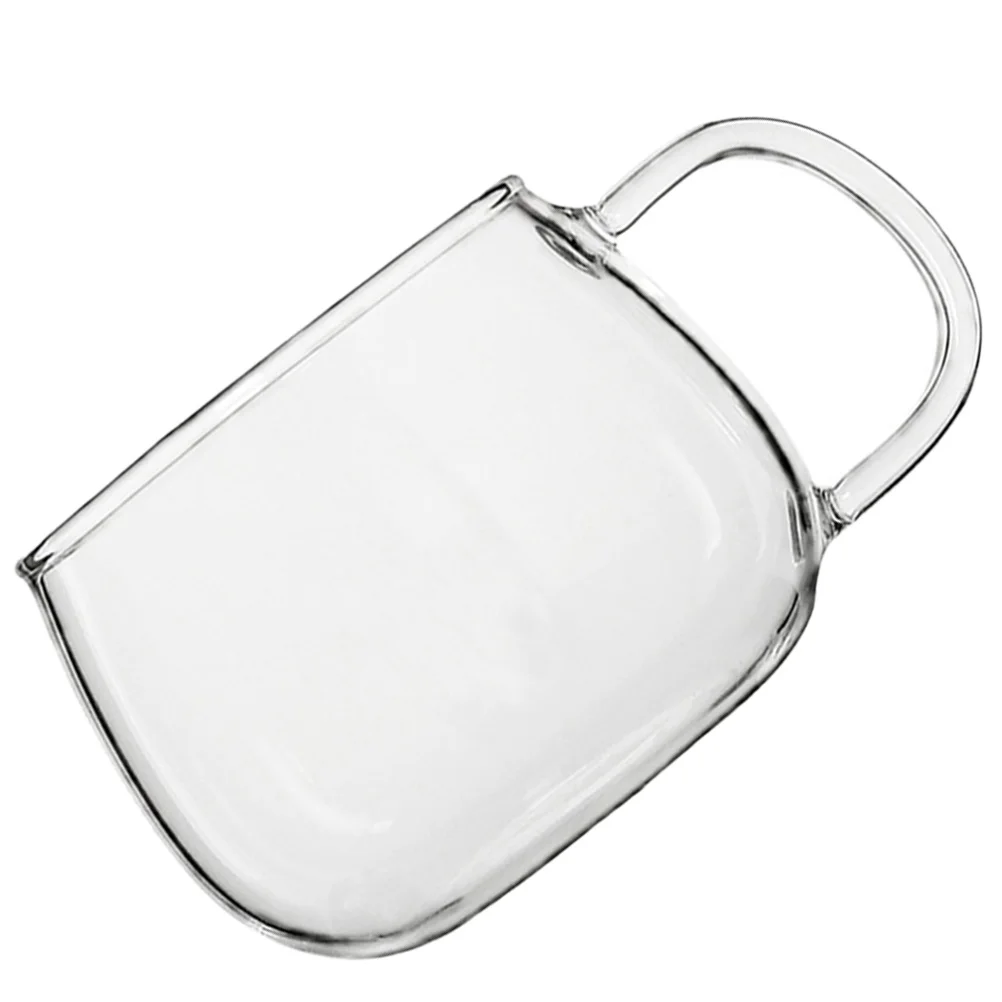

300 Glass Coffee Mug with Handle Thick Tea Glasses for Tea, Coffee, Latte, Cappuccino, and Cold Drinks