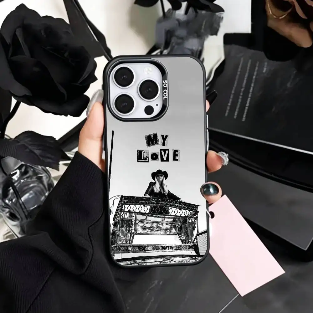 Фото Чехол для телефона B-Beyonce Cowboy для iPhone 17, 16, 15, 14, 13, 12, 11 Plus, Pro Max, цветной, с серебряным покрытием внутри №3